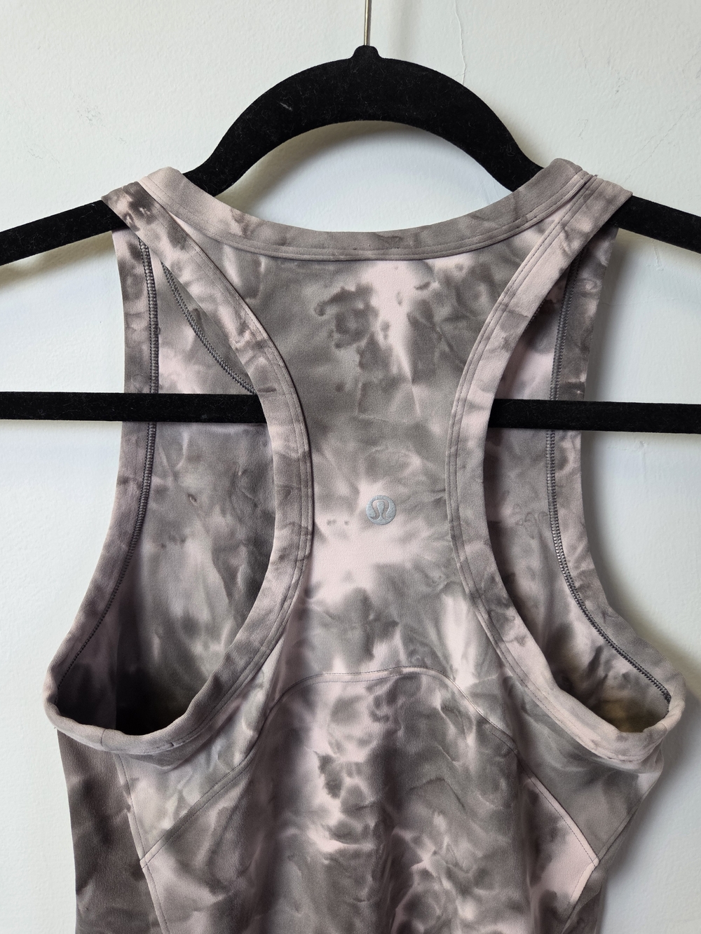 lululemon athletica Pink and Gray Tie-Dye Racerback Tank - Picture 7 of 8